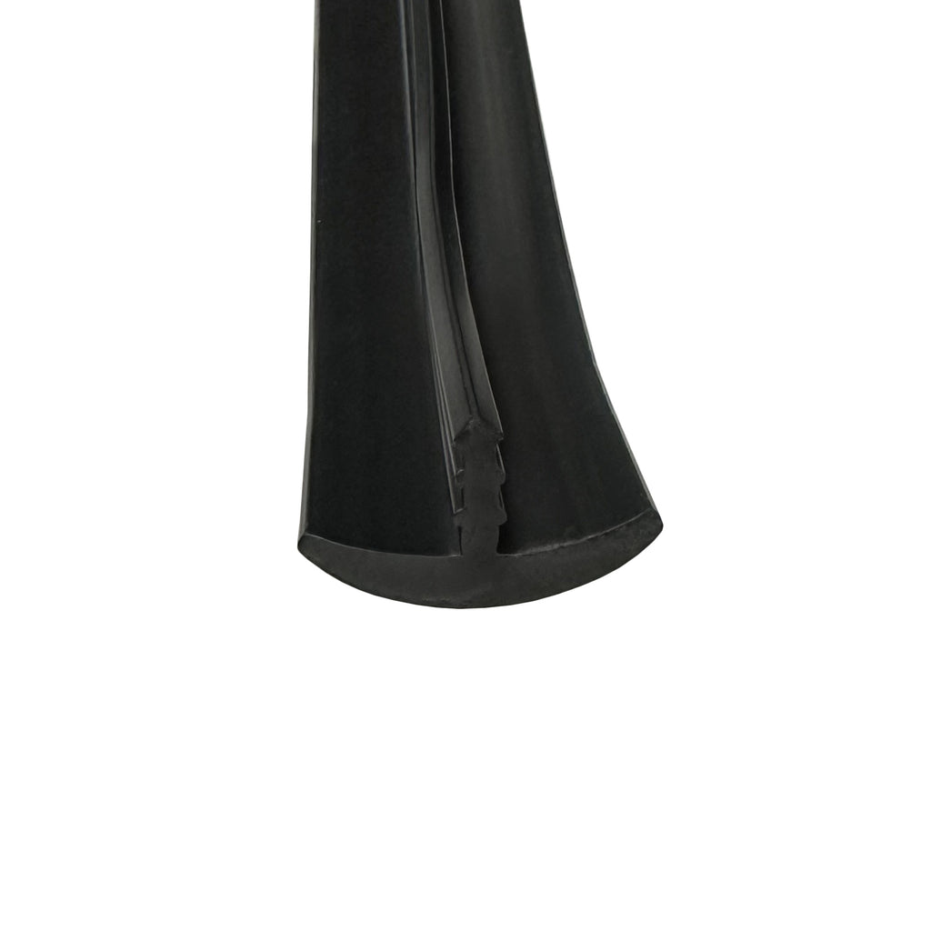 13/16" BLACK T Molding Flexible Gap Vinyl Edge Trim RV Boats