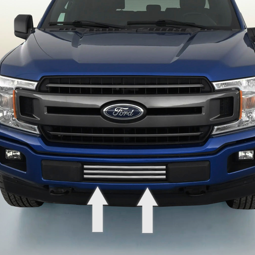 Chrome Tailgate Lower Overlay Trim For 2015-2020 Ford F-150 SuperCrew – 304 Stainless