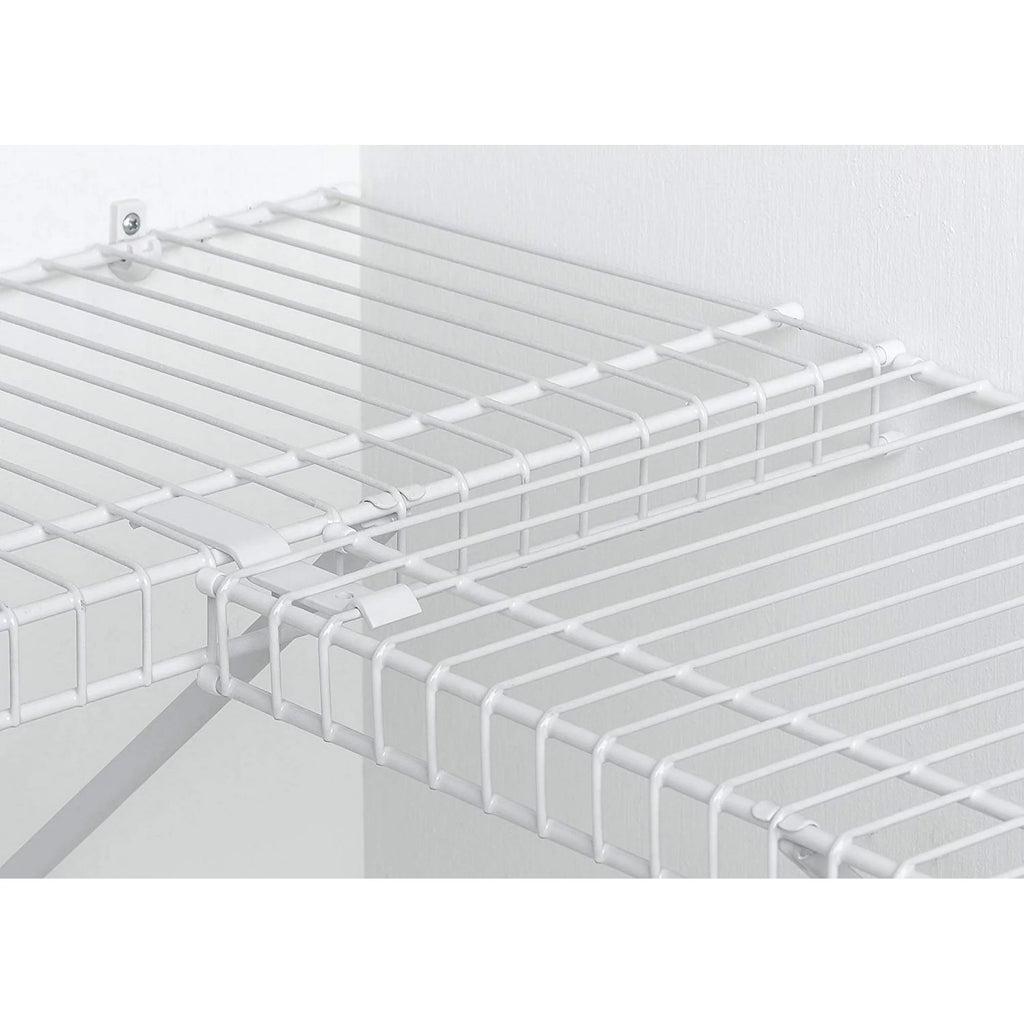 3" White Wire Shelf Corner Support Bracket Replaces ClosetMaid 1001