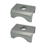 Trailer Axle Spring Perch Seats for 1-3/4" Round Tube Mount Pad, Steel Weld On, 2000 lb & 2200 lb