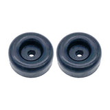 Cargo Trailer Ramp Door Replacement Black Rubber Bumper 2.5" Round - Automotive Authority