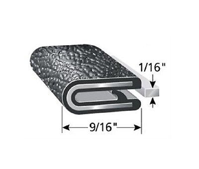 1/16" Black Edge Trim Lok Seal Lock - Automotive Authority