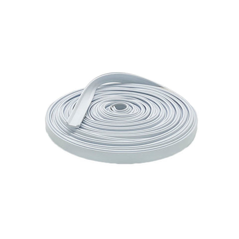 5/8" WHITE Vinyl Trim Molding Screw Cover RV Boat Camper Travel Trailer 0.6" - Automotive Authority