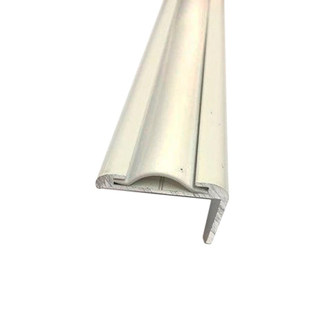 7/8" WHITE RV Marine Vinyl Flat Insert Trim Mold Flexible Screw Cover - Automotive Authority