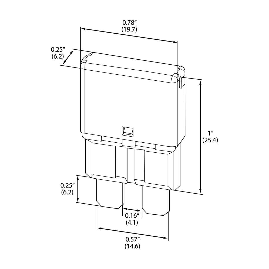 Auto Reset ATC/ATO Circuit Breaker Fuse 5A30A for Automotive Marine R