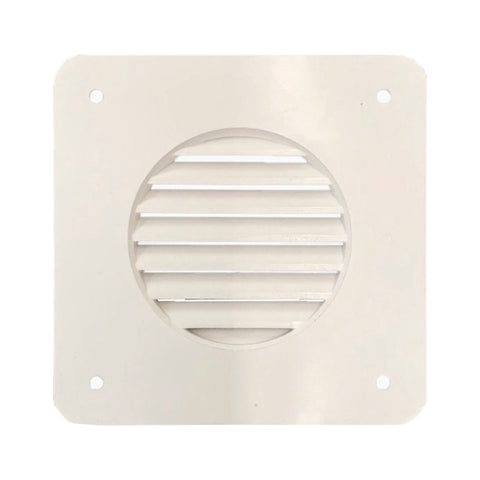 Battery Box Louver Cover Plate WHITE - RVs Camper Trailer Motorhome Repair 4.25" - Automotive Authority
