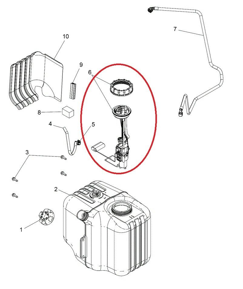 Fuel Pump Assembly For Polaris Ranger RZR 570 20142018 + Sender 22049