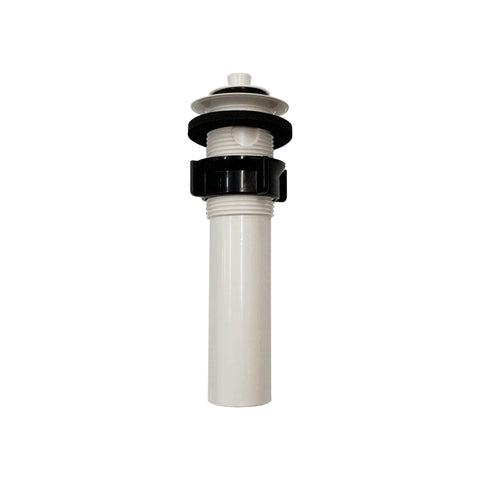 RV Bathroom Sink Pop-Up Drain Without Overflow for Recreational Vehicles, 5th Wheels, Campers, and Trailers - Features Easy Installation (White)