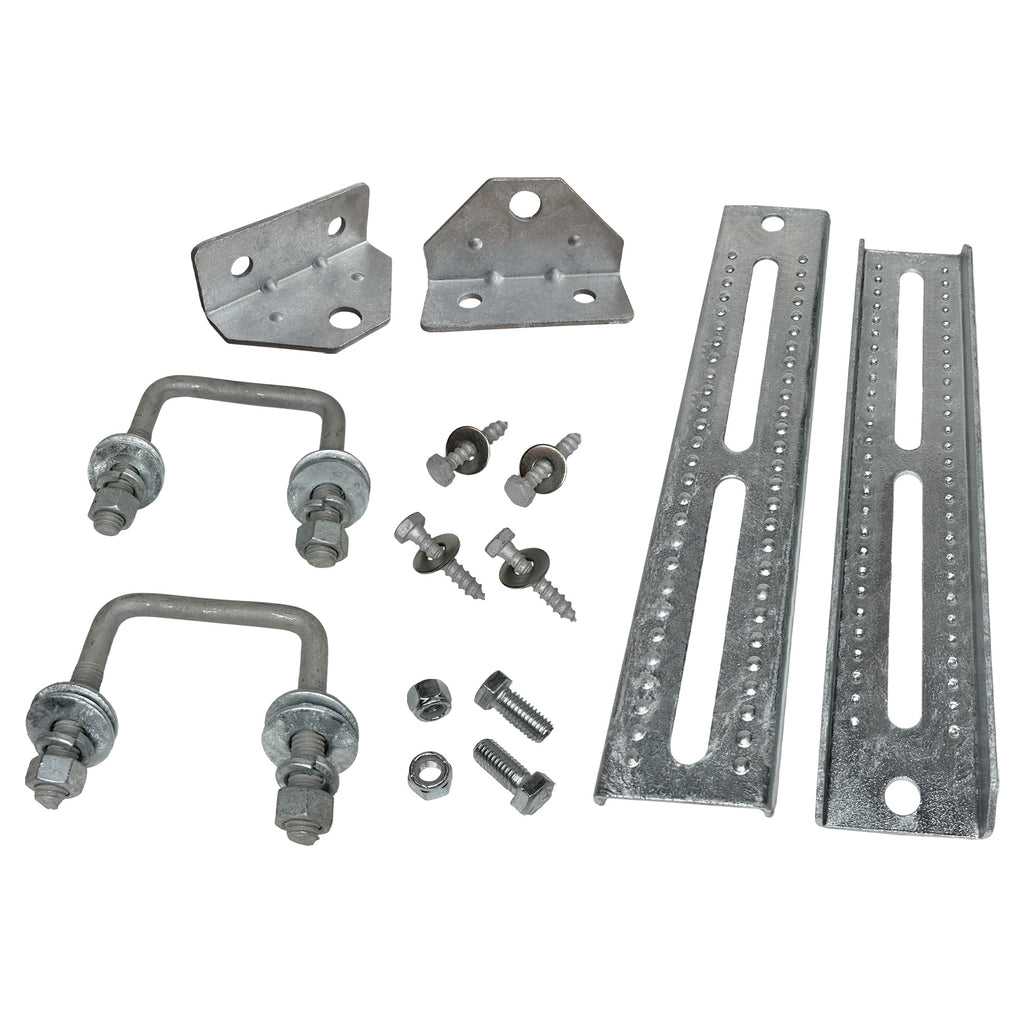 Kit De 10 Glissières De Couchettes Pour Remorque Bateau 3x10 Pouces - Patins Coulissants Robustes ABS Noir/Blanc