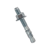 1/2" x 3-1/2" Wedge Anchor Bolt Fasteners for Concrete, Cement, Brick - Zinc-Plated