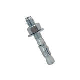 1/2" x 3" Wedge Anchor Bolt Fasteners for Concrete, Cement, Brick - Zinc-Plated