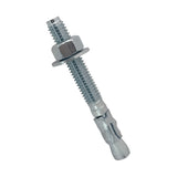 1/2" x 4" Wedge Anchor Bolt Fasteners for Concrete, Cement, Brick - Zinc-Plated