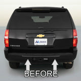 2007-2014 Chevy Tahoe/Suburban Chrome Rear Bumper Trim Molding - Automotive Authority