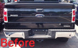 2009-2014 Ford F150 Chrome Tailgate Trim Molding Inserts - Automotive Authority