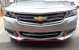 2014-2017 Chevy Impala Chrome Front Bumper Trim Kit - Automotive Authority