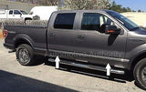 2009-2014 Ford F150 Platinum Style Chrome Side Body Door Trim Molding