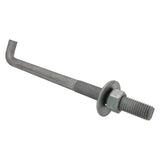 3/4" x 10-inch Galvanized Threaded Anchor Bolts for Wood, Concrete
