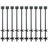 3/4" x 30" Mobile Home Double Disk Earth Auger Anchor - Heavy Duty Steel - 10 Pack