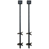 3/4" x 30" Mobile Home Double Disk Earth Auger Anchor - Heavy Duty Steel - 2 Pack