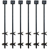 3/4" x 30" Mobile Home Double Disk Earth Auger Anchor - Heavy Duty Steel - 6 Pack
