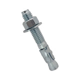 3/4" x 4-1/2" Wedge Anchor Bolt Fasteners for Concrete, Cement, Brick - Zinc-Plated