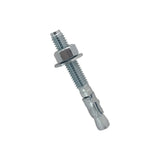 3/8" x 3" Wedge Anchor Bolt Fasteners for Concrete, Cement, Brick - Zinc-Plated