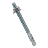 3/8" x 4-1/2" Wedge Anchor Bolt Fasteners for Concrete, Cement, Brick - Zinc-Plated