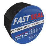 FastSeal Waterproof Roof Leak Repair Tape - Black 3"