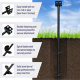 3/4" x 30" Mobile Home Double Disk Earth Auger Anchor - Heavy Duty Steel