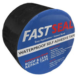 FastSeal Waterproof Roof Leak Repair Tape - Black 4"