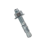 5/8" x 3-1/2" Wedge Anchor Bolt Fasteners for Concrete, Cement, Brick - Zinc-Plated