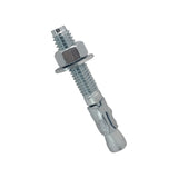 5/8" x 4" Wedge Anchor Bolt Fasteners for Concrete, Cement, Brick - Zinc-Plated