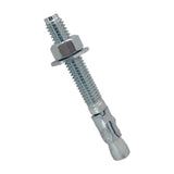 5/8" x 5" Wedge Anchor Bolt Fasteners for Concrete, Cement, Brick - Zinc-Plated