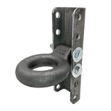 Adjustable Channel Bracket & Lunette Ring - 6 Hole 5-Position, 14,000 lb Ring