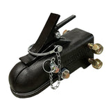 Adjustable Trailer Coupler, 2-5/16" Ball - 15,000 lbs - Channel-Mount Coupler for Towing RV, Boat, Camper