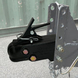Adjustable Trailer Coupler, 2-5/16" Ball - 15,000 lbs - Channel-Mount Coupler for Towing RV, Boat, Camper