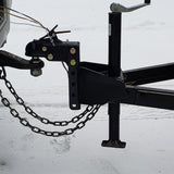 Adjustable Vertical Channel Weld On Tongue Adapter for A-Frame Trailers - up to 20,000 lbs, Fully Welded