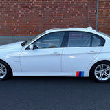 BMW M Style SideSkirt Hash Mark Racing Stripe Kit
