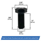 Blade Bolt 5/8"-18 x 1-1/2" for Bad Boy Mowers - ZT, CZT, MZ, Outlaw, Magnum, Maverik - 018-6020-00