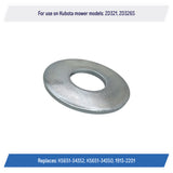 Blade Bolt Beveled Washer for Kubota Mowers ZD321, ZD326S - K5651-34352, K5651-34350