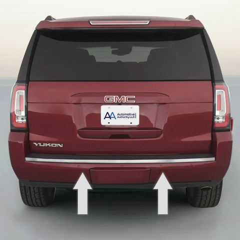 2015-2020 GMC Yukon / Yukon XL Chrome Rear Bumper Trim Molding - Automotive Authority