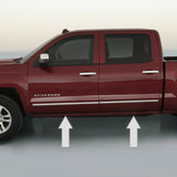2014-2019 Chevy Silverado Chrome Side Door Trim Rocker Panel Molding - Automotive Authority