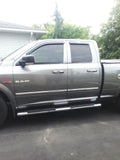 2009-2017 Dodge Ram Chrome Side Door Rocker Panel Trim Molding - Automotive Authority