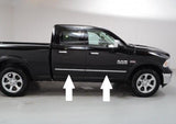 2009-2017 Dodge Ram Chrome Side Door Rocker Panel Trim Molding - Automotive Authority