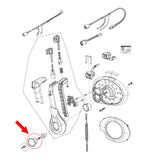 Control Box Handle Throttle Button Assembly Replacement for Mercury Quicksilver MerCruiser - 891645A01