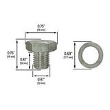 Coolant Temperature Sensor Plug Replacement for All Chevy GM, LS Vortec Engines 1997-2014 - M12x1.5