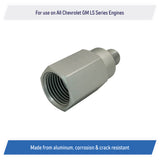 Coolant Water Temperature Sensor Adapter Replacement for All Chevy GM, LS Engine Swap M12-1.5 to 1/2" NPT