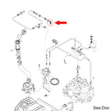Coolant/Fuel Tank Elbow Male Connector Replacement for Ski-Doo Sea-Doo Can-Am - 414362500, 414181100, 414580600