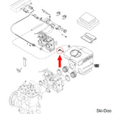 Coolant/Fuel Tank Elbow Male Connector Replacement for Ski-Doo Sea-Doo Can-Am - 414362500, 414181100, 414580600