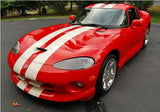 Kit de rayas de carreras dobles Dodge Viper
